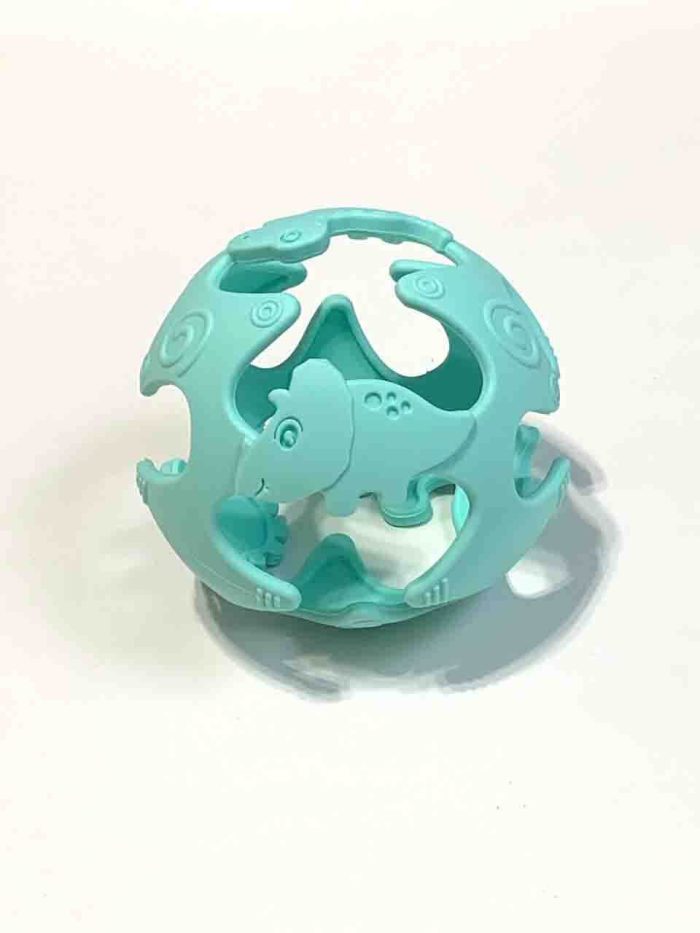 Teething Toy Silicone Dinosaur Ball