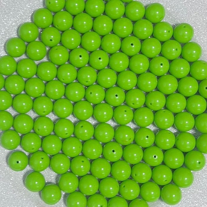 20mm Green Acrylic Beads