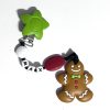 gingerbread teething clip