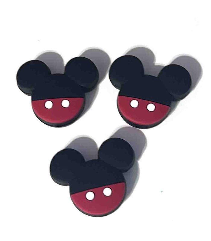 Red Focal Mickey Mouse Beads