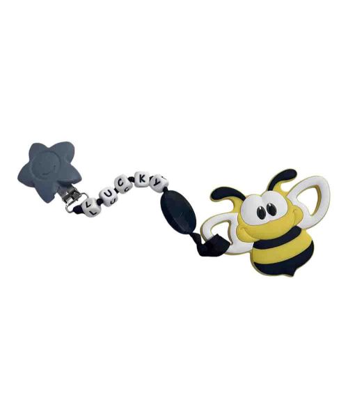 Silicone bee Teething Clips