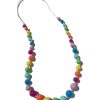 rainbow teething necklace