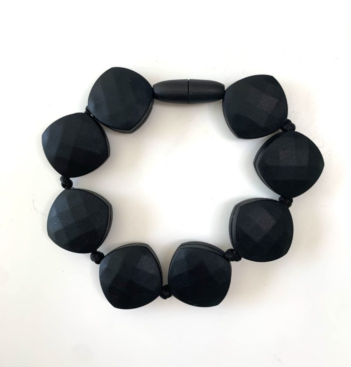 black teething bracelet