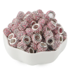 pink rhinestone spacer beads