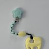 Yellow Elephant teething Clip