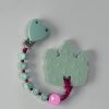 Mint Castle Teething Clip