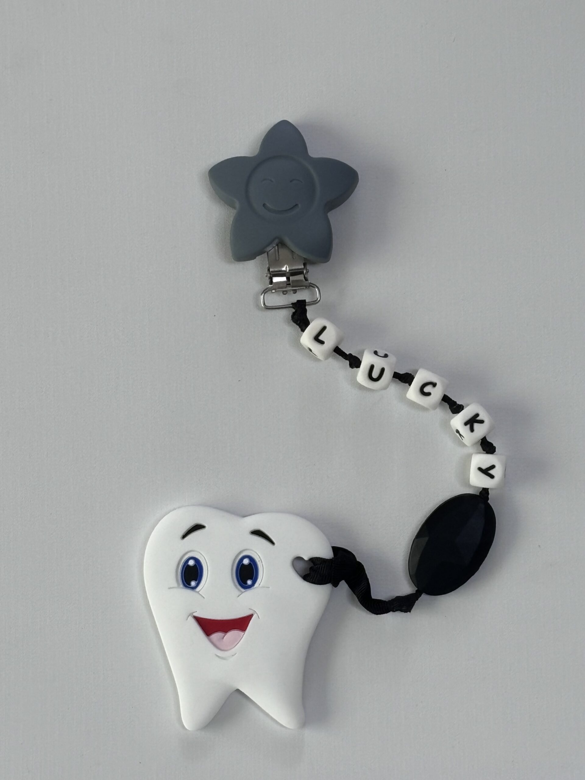 Personalized First Tooth teething Clip