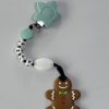 Gingerbread teething Clip