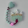 Mint Castle Teething Clip