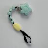 Mint Silicone Pacifier Clip