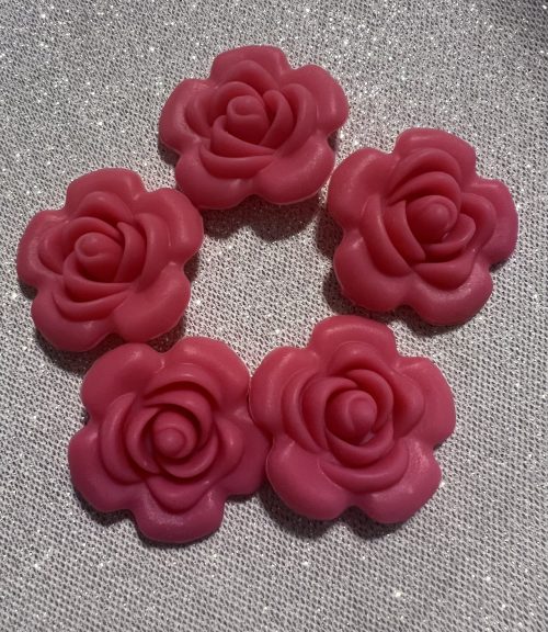 pink flower beads