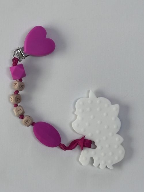 Unicorn Teething Clip