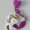 Unicorn Teething Clip