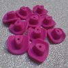 silicone pink cowboy hat beads