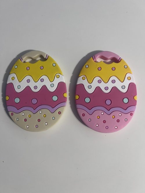 Silicone Easter Egg Teething Pendant