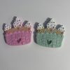 silicone princess castle teething pendant