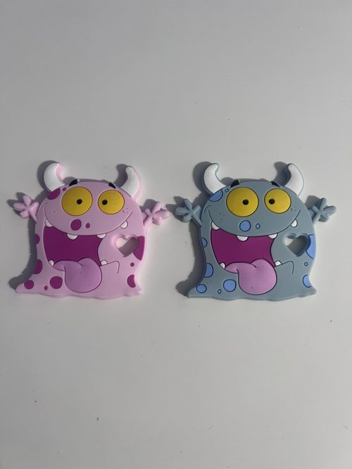 Monster teething pendants