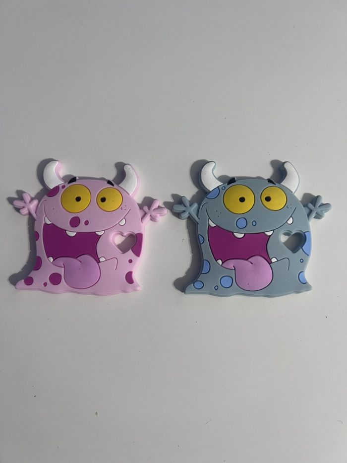 Monster teething pendants