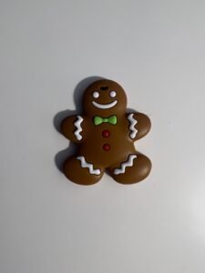 Gingerbread teething pendant