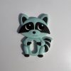 Mint Raccoon Teething Pendant