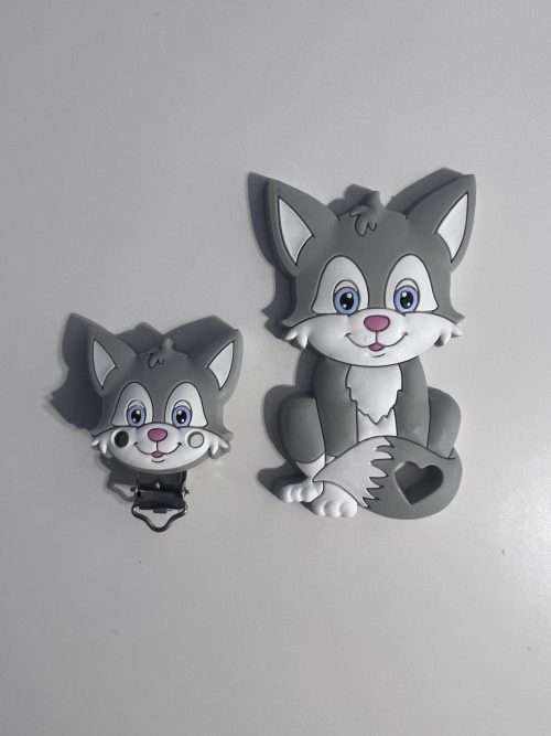 Silicone Cat Teething Pendant