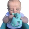 silicone dino teething toy