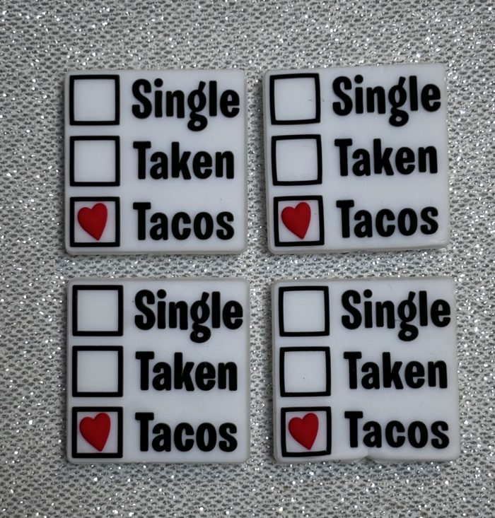 single taken tacos beads