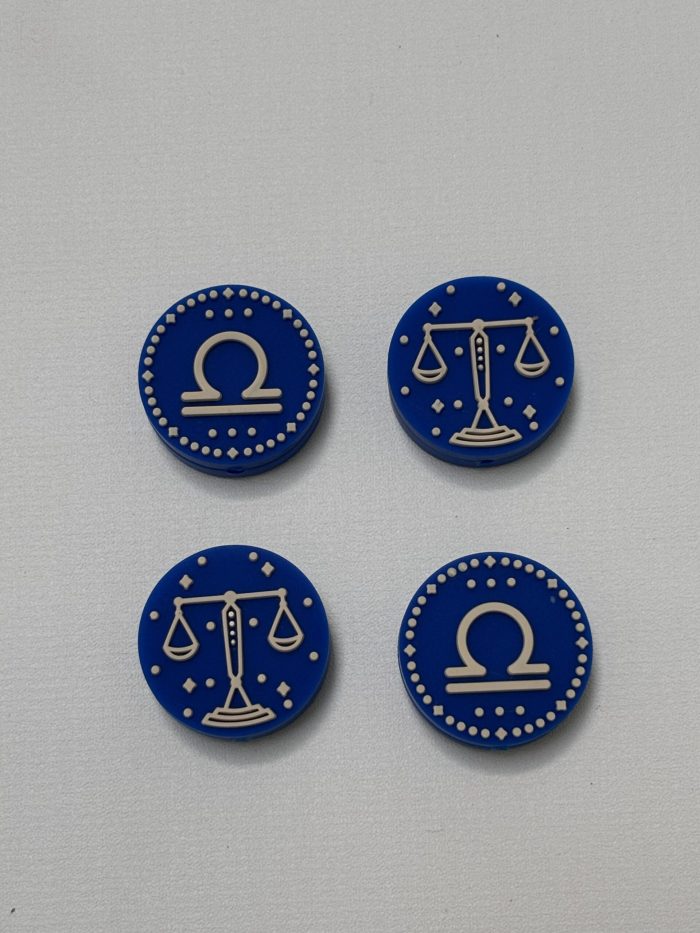 Silicone Libra beads | Astrology Beads