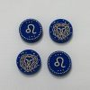 Silicone Leo beads, astrology beads