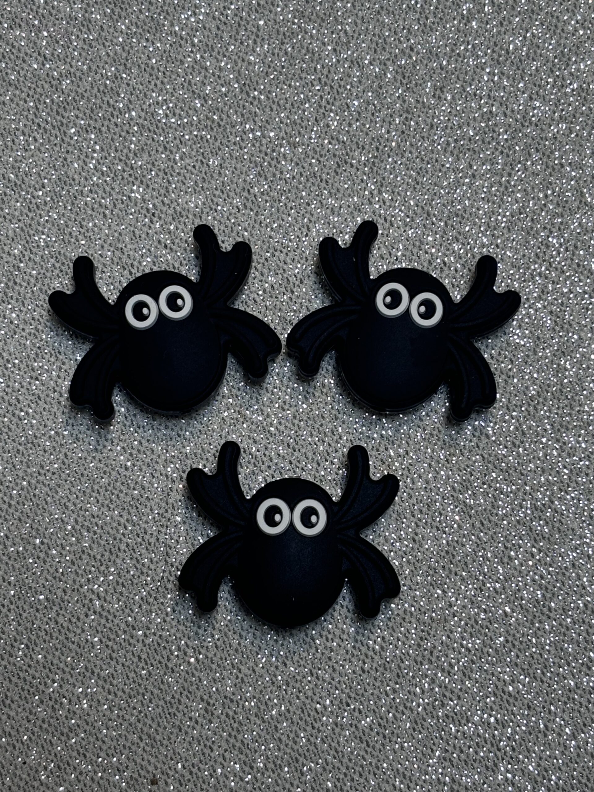 Black Spider Beads