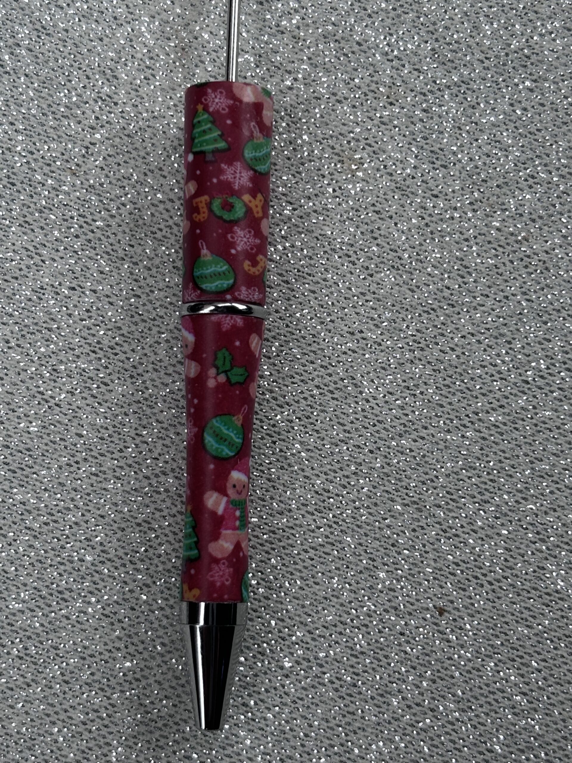 Christmas Beadable Pen