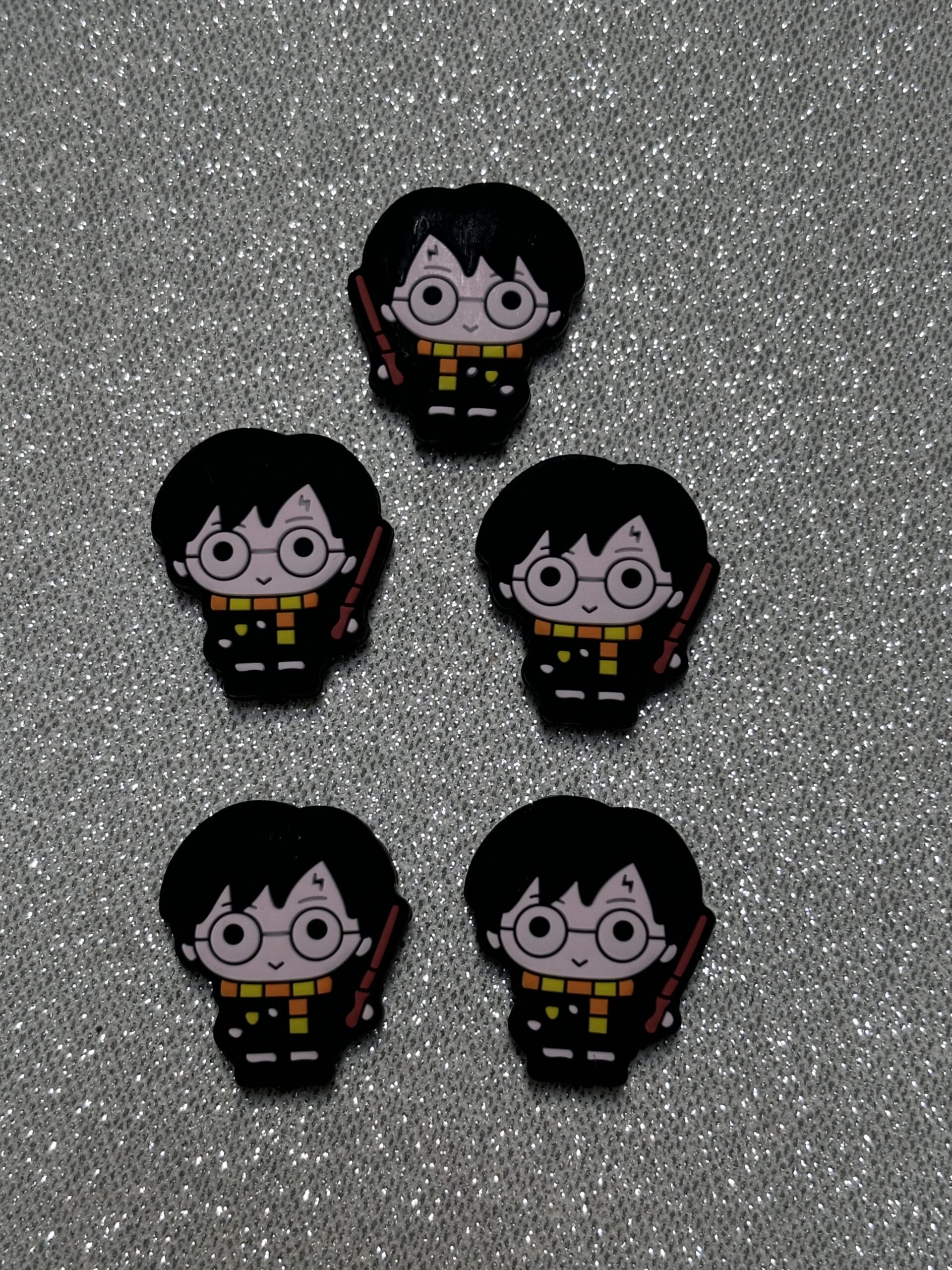 Harry Potter Beads, silicone focal beads