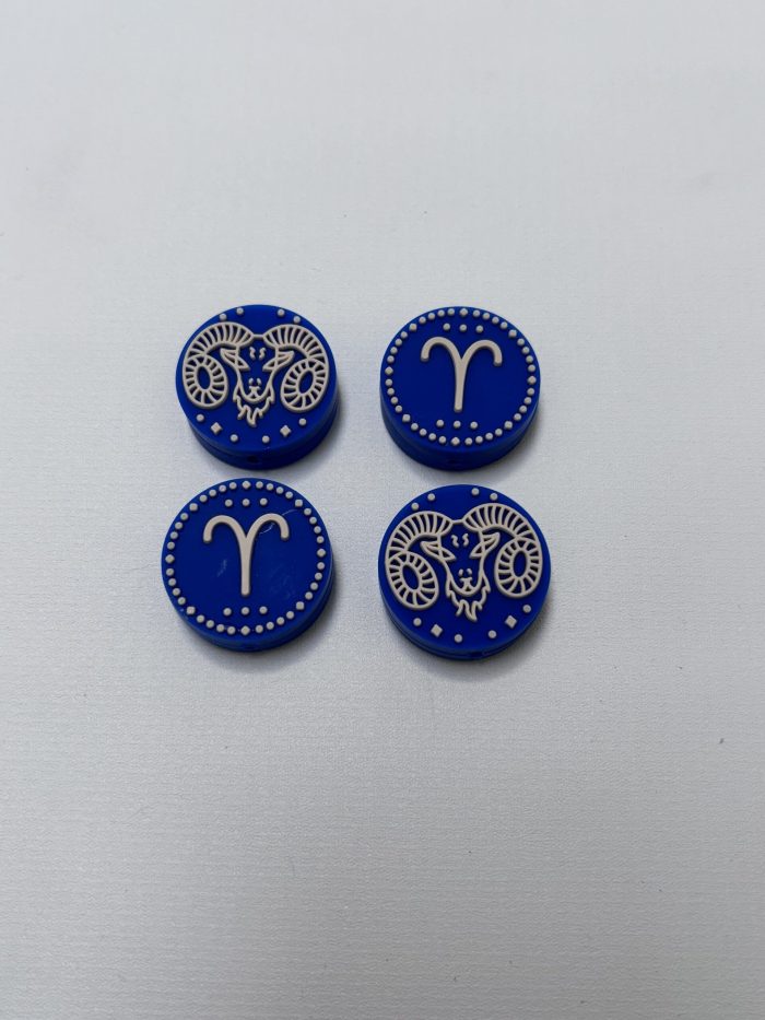 Silicone ARIES beads | Astrology Beads