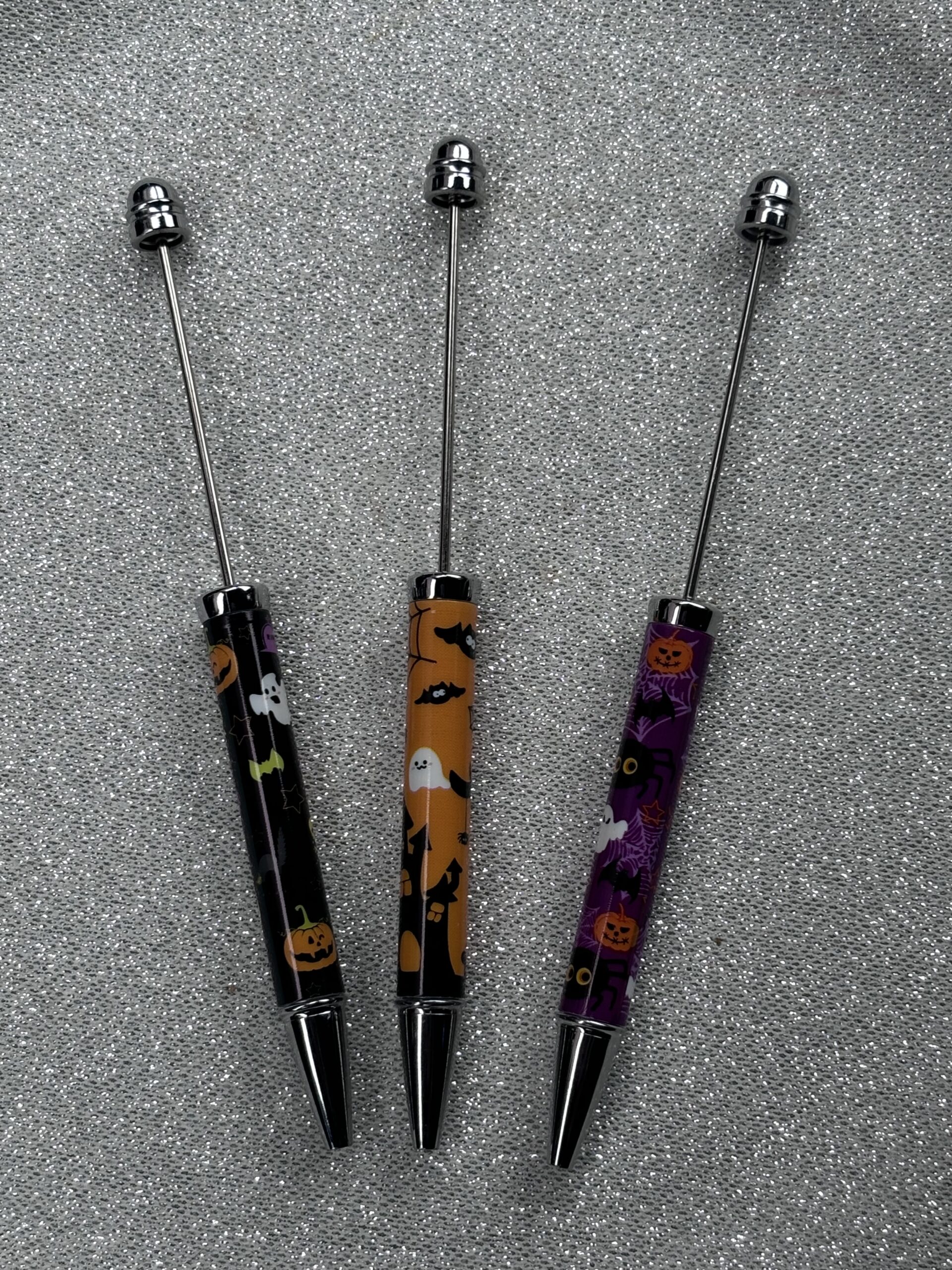 Halloween beadable pens, halloween pens