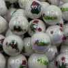 15mm acrylic grinch beads