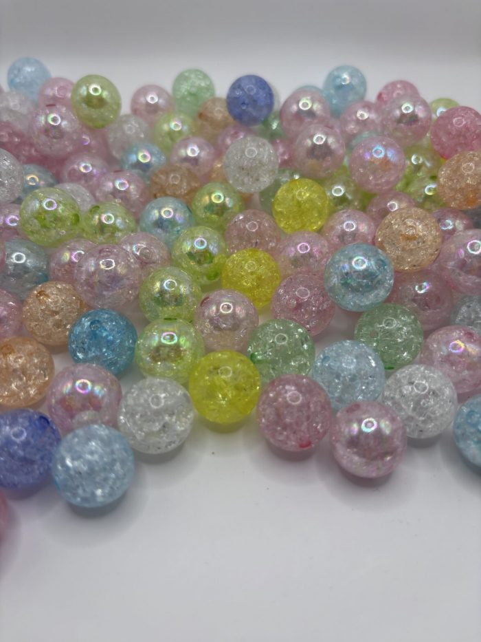 15mm Acrylic Beads mixed set of 5