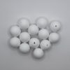 Silicone 19MM White Silicone Beads