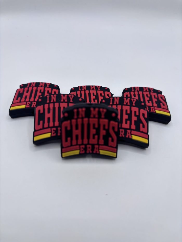 Silicone Kansas City Chiefs Beads | In my Chiefs Era beads