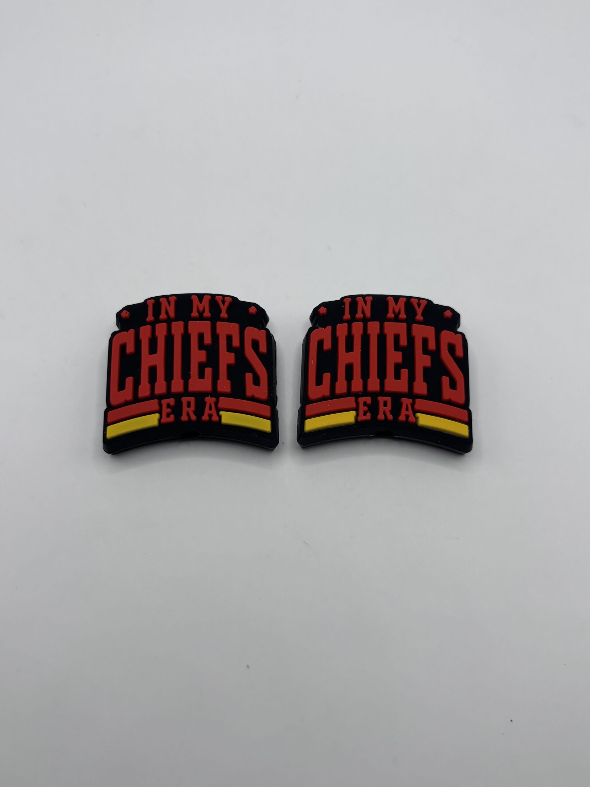 Silicone Kansas City Chiefs Beads | In my Chiefs Era beads