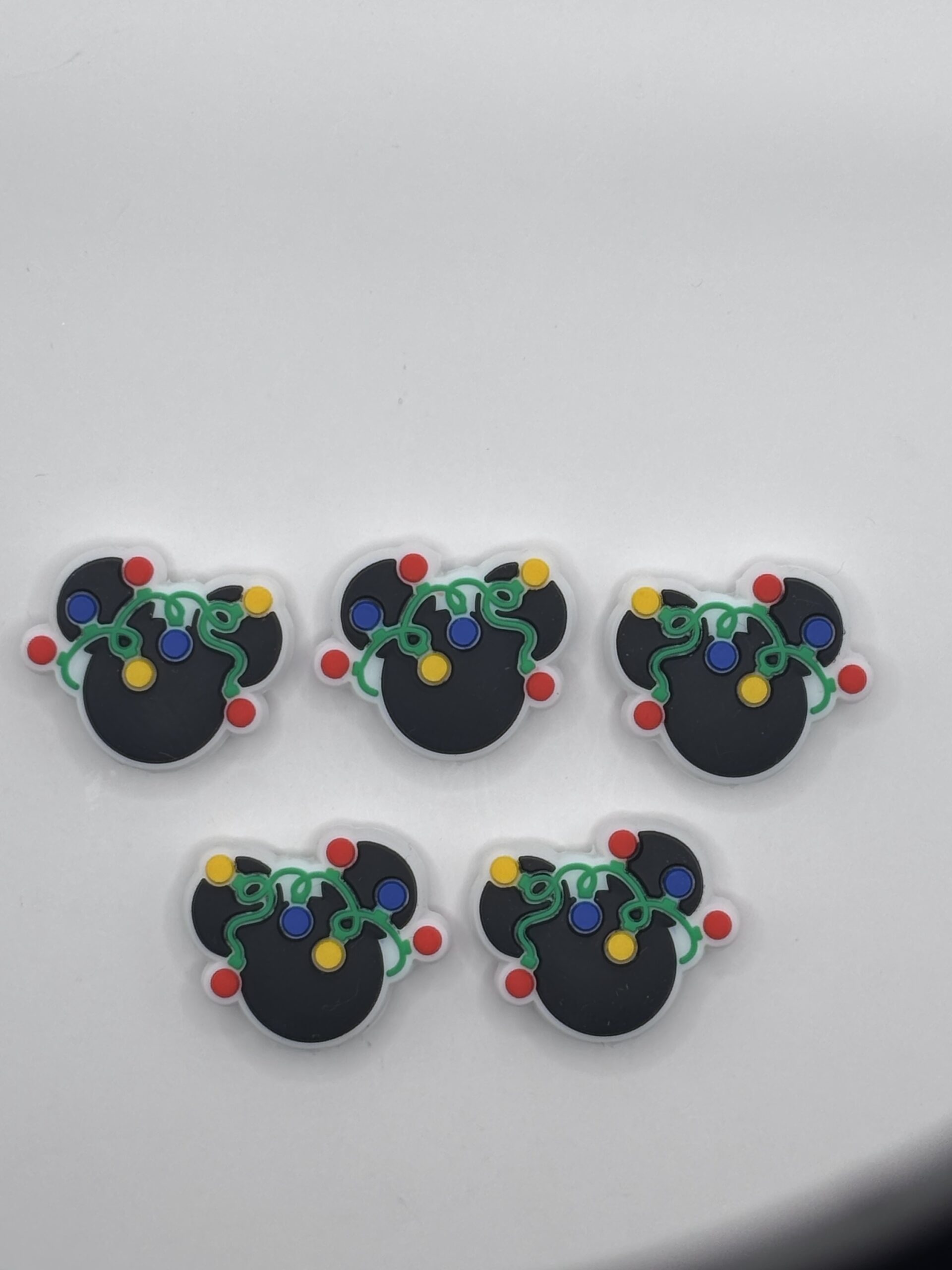 Silicone Christmas Mickey Mouse Beads