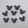 Pink Leopard Mickey Mouse Leopard beads