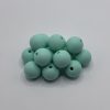 Silicone 15MM Mint Round Beads