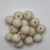 15mm creme round beads