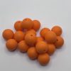 Round 15MM Orange Silicone Beads