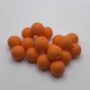 Round 15MM Orange Silicone Beads