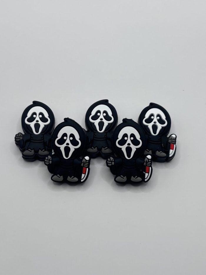 Silicone Scream Beads | Ghost Face Beads