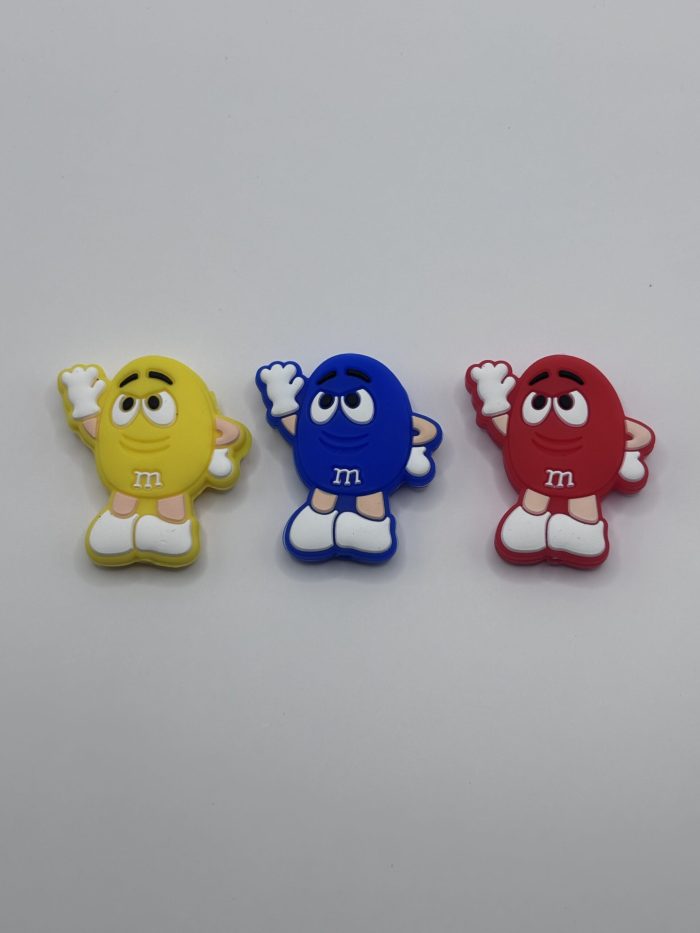 Silicone M&M's Candy beads