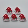 Silicone Santa Hat Beads