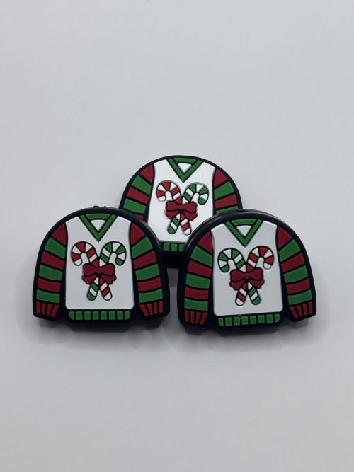 Silicone Christmas Ugly Sweater Beads