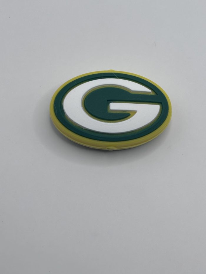 Silicone Green Bay Packers Beads